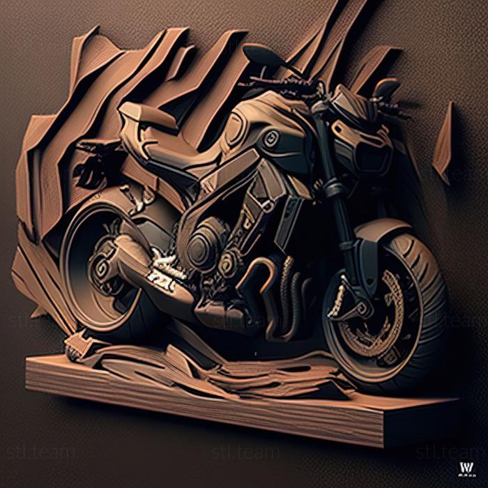 3D модель Yamaha MT 09 2015 р (STL)